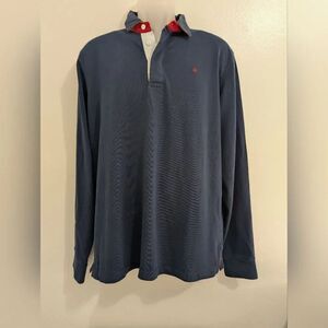 Serge Blanco Rugby Polo Blokecore Sporty Athleisure Preppy Academia Shirt L